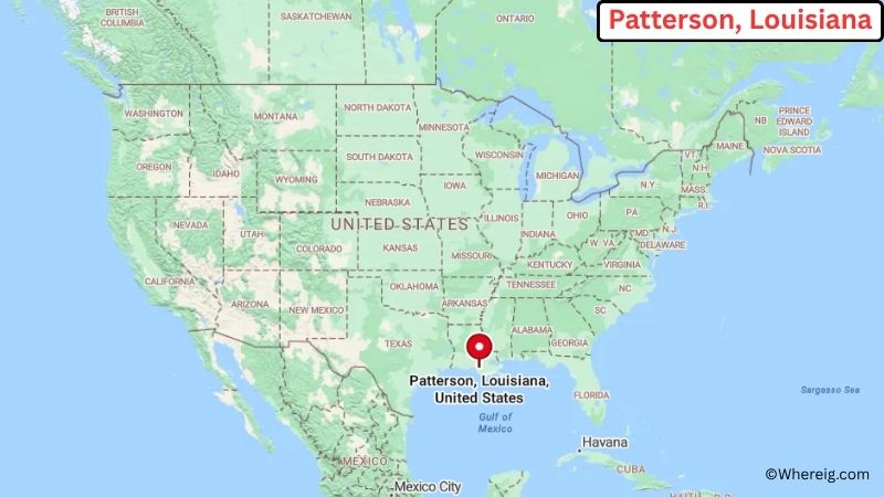 Where is Patterson Located in St. Mary Parish, Louisiana