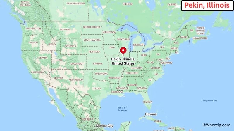 Where is Pekin Located in Tazewell County, Illinois