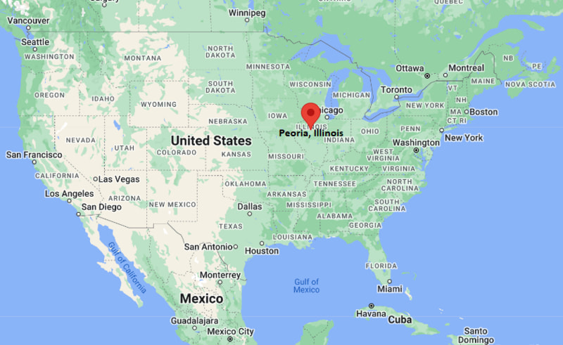 Where is Peoria, Illinois Where is Peoria, Illinois