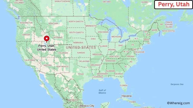 Where is Perry Located in Box Elder County, Utah
