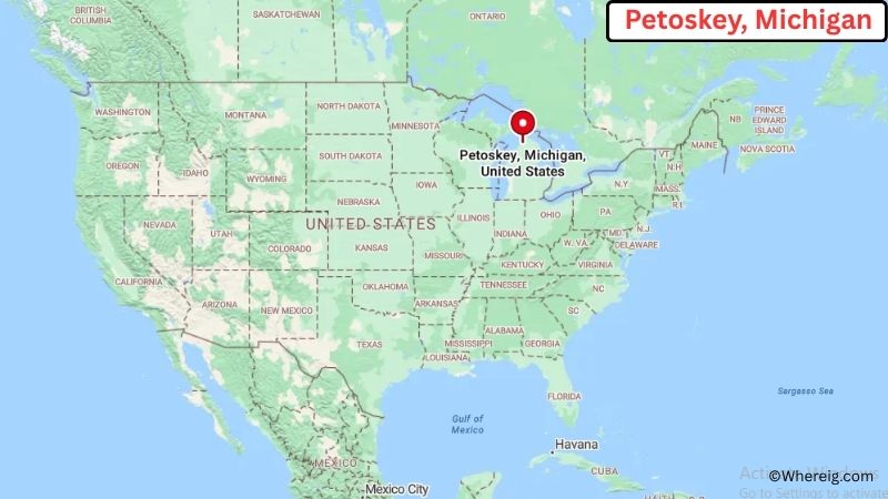 Where is Petoskey Located in Emmet County, Michigan