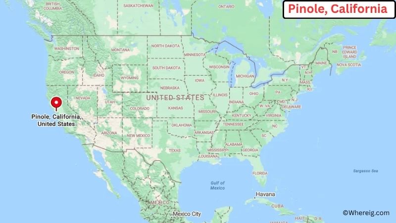 Where is Pinole Located in Contra Costa County, California