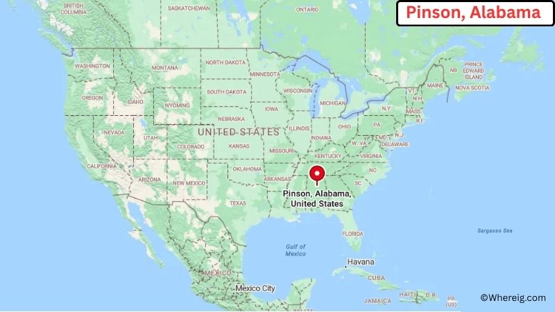 Where is Pinson Located in Jefferson County, Alabama