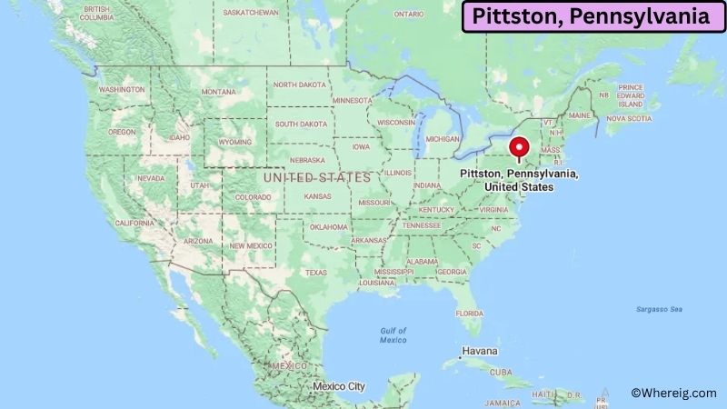 Where is Pittston Located in Luzerne County, Pennsylvania