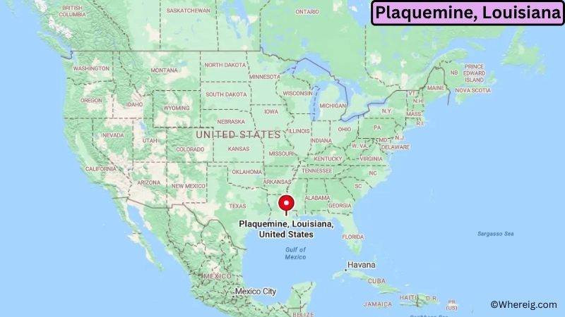 Where is Plaquemine Located in Iberville Parish, Louisiana