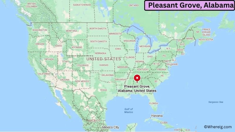 Where is Pleasant Grove Located in Jefferson County, Alabama
