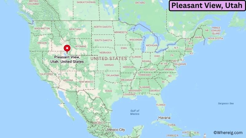Where is Pleasant View Located in Weber County, Utah