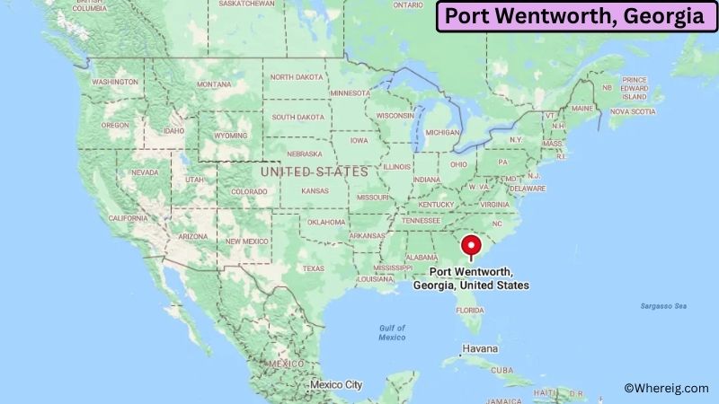 Where is Port Wentworth Located in Chatham County, Georgia