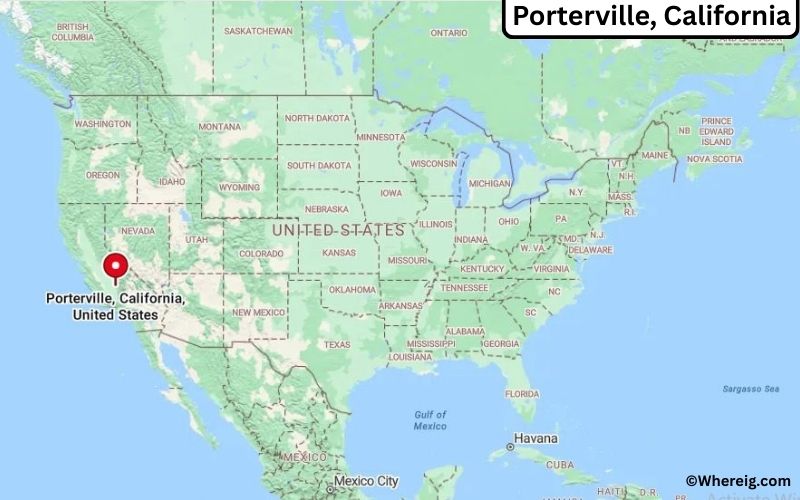 Where is Porterville Located in Tulare, California