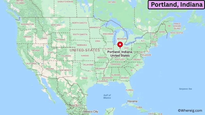 Where is Portland Located in Jay County, Indiana