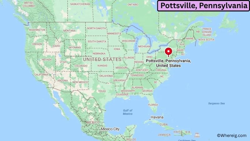 Where is Pottsville Located in Schuylkill County, Pennsylvania
