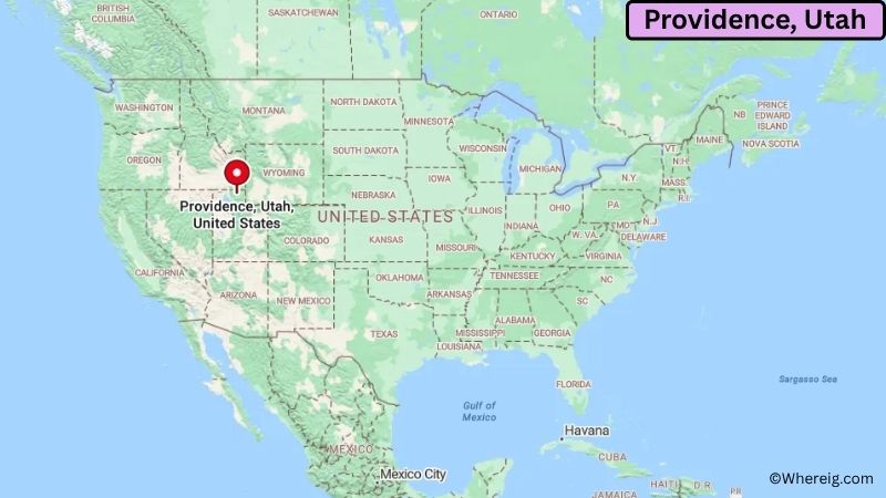 Where is Providence Located in Cache County, Utah