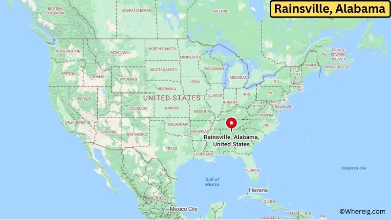 Where is Rainsville Located in DeKalb County, Alabama