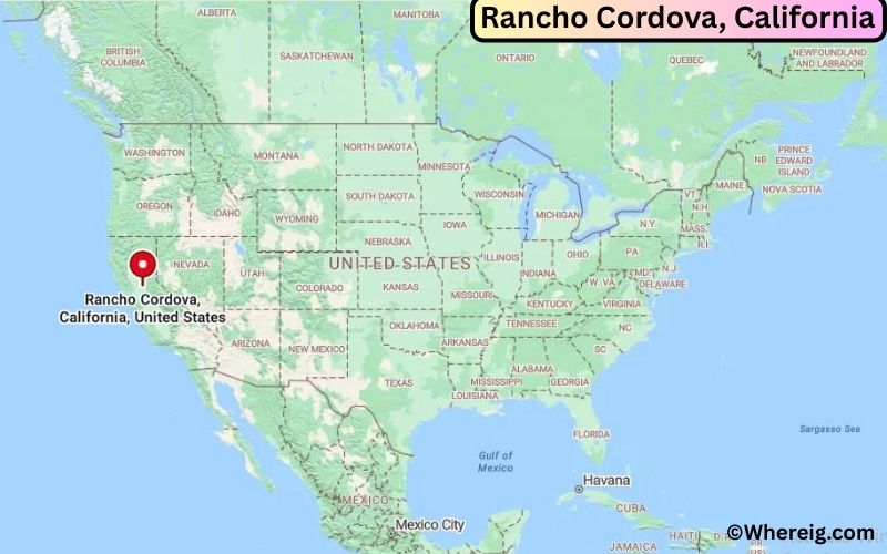 Where is Rancho Cordova Located in Sacramento, California