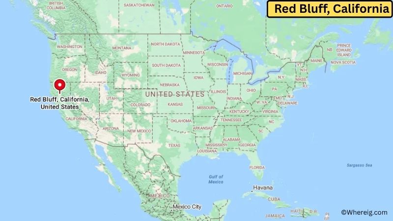 Where is Red Bluff Located in Tehama County, California