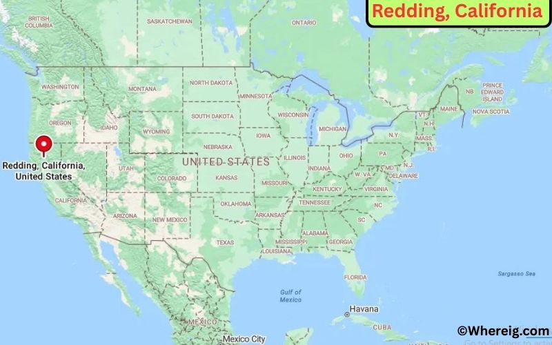 Where is Redding Located in Shasta, California