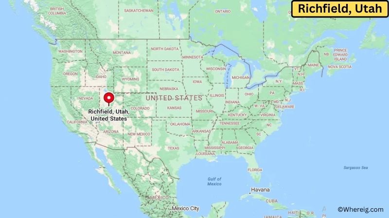 Where is Richfield Located in Sevier County, Utah