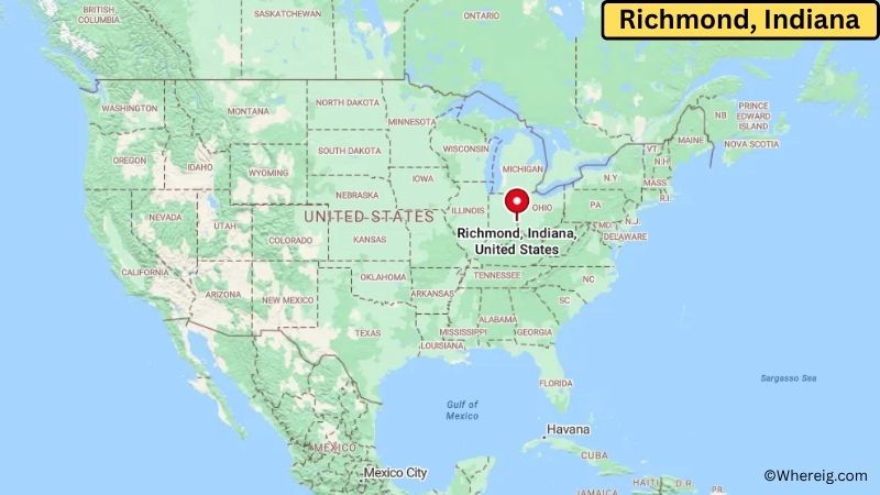 Where is Richmond Located in Wayne County, Indiana