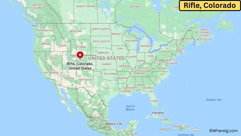 Where is Rifle Located in Garfield County, Colorado