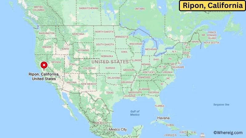 Where is Ripon Located in San Joaquin County, California