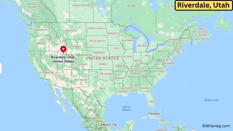 Where is Riverdale Located in Weber County, Utah