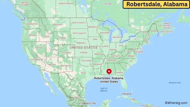 Where is Robertsdale Located in Baldwin County, Alabama