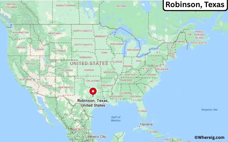 Where is Robinson, Texas