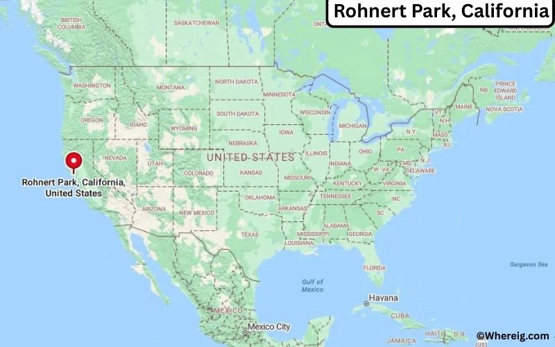 Where is Rohnert Park Located in Sonoma, California