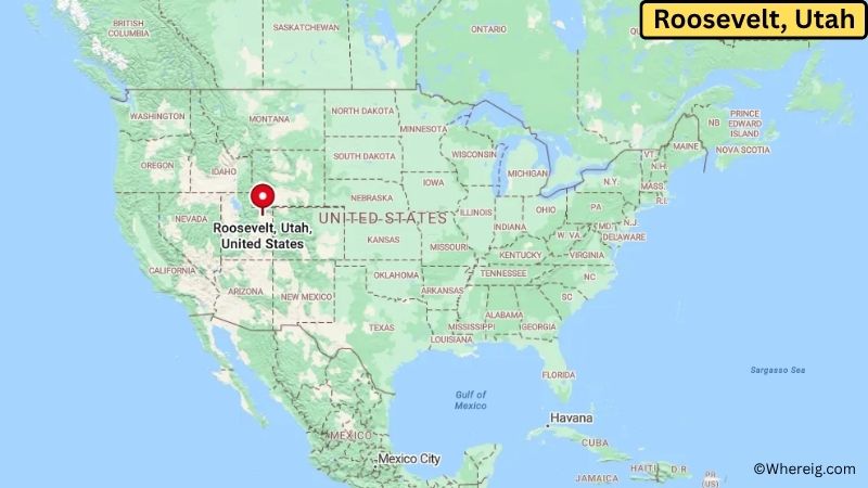 Where is Roosevelt Located in Duchesne County, Utah