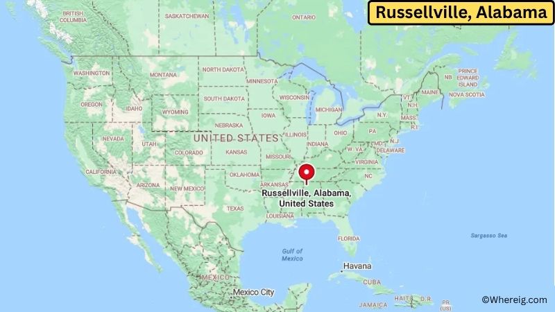 Where is Russellville Located in Franklin County, Alabama