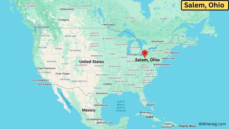 Where is Salem Located in Marion County, Illinois