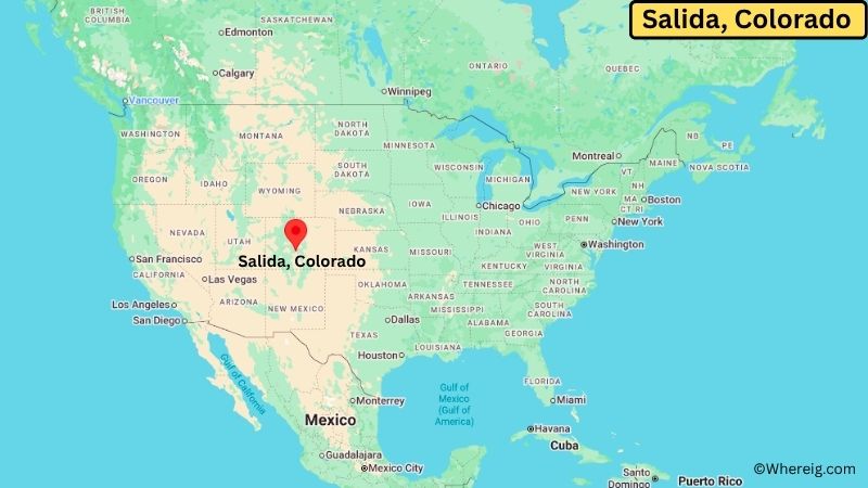 Where is Salida Located in Chaffee County, Colorado