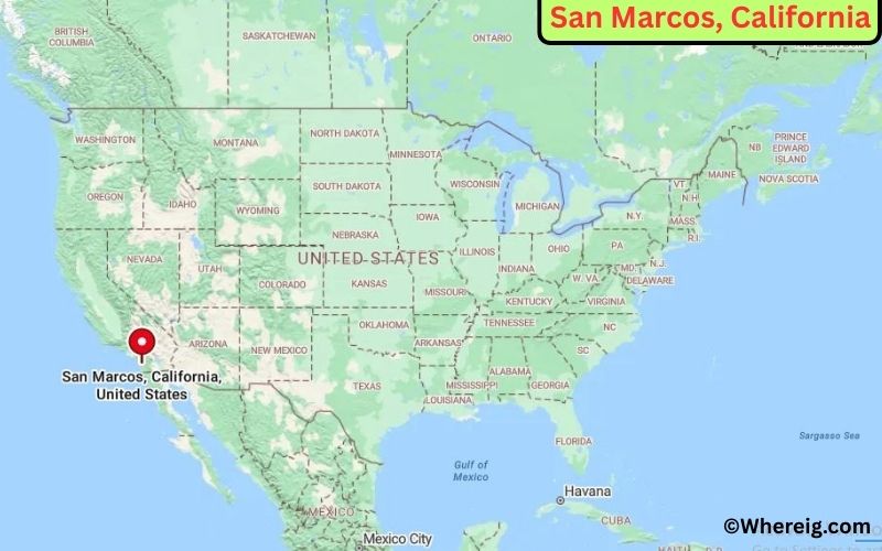 Where is San Marcos Located in San Diego, California