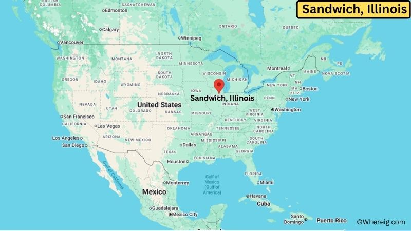 Where is Sandwich Located in DeKalb County, Illinois