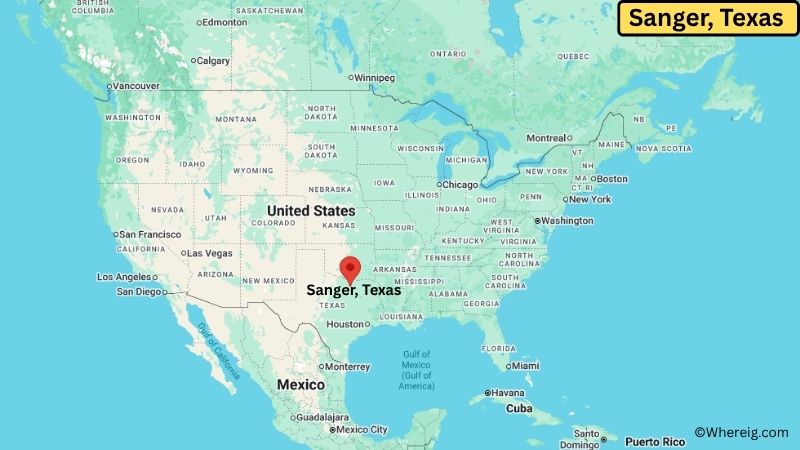 Where is Sanger Located in Denton County, Texas