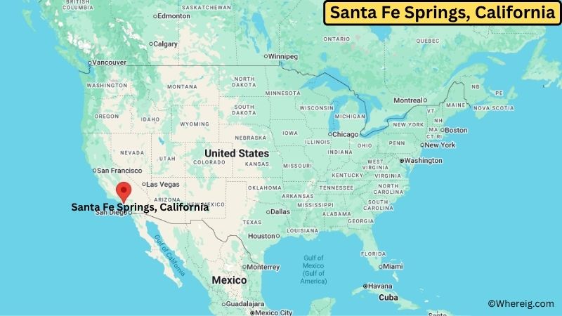 Where is Santa Fe Springs Located in Los Angeles County, California