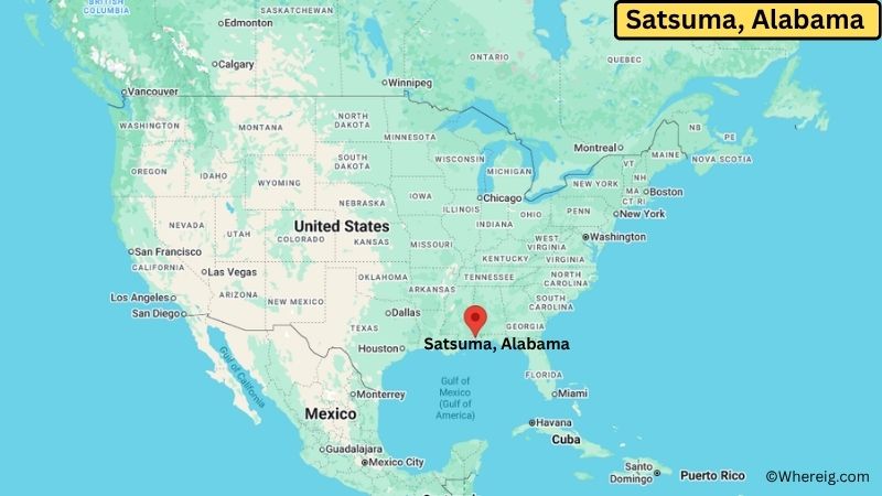 Where is Satsuma Located in Mobile County, Alabama