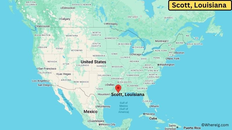 Where is Scott Located in Lafayette Parish, Louisiana