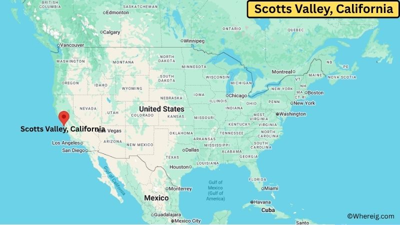 Where is Scotts Valley Located in Santa Cruz County, California