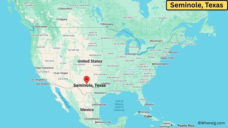 Where is Seminole Located in Gaines County, Texas
