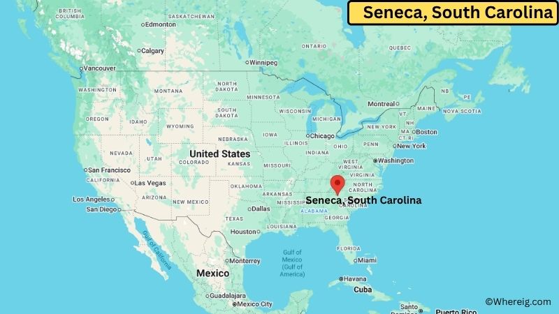 Where is Seneca Located in Oconee County, South Carolina