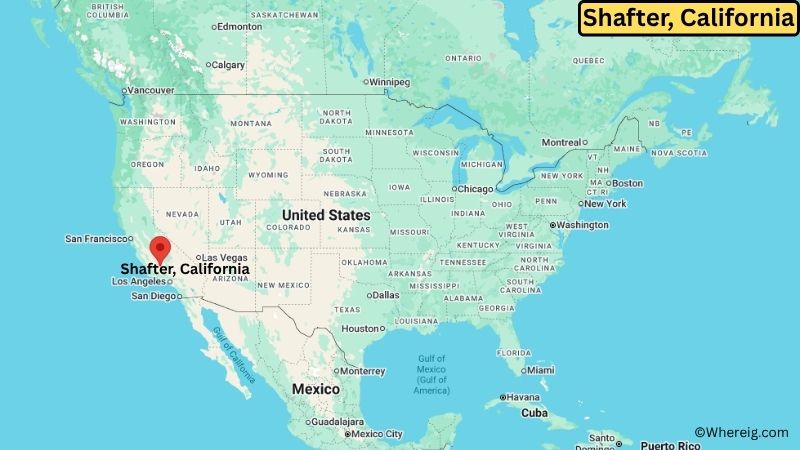 Where is Shafter, CA? | Location Map of Shafter, California