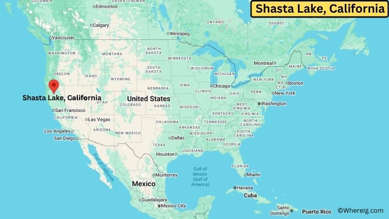 Where is Shasta Lake Located in Shasta County, California