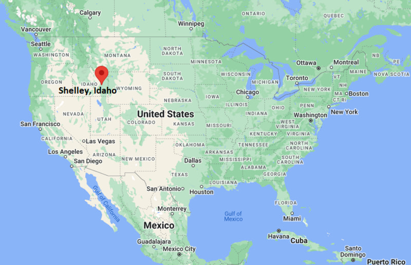 Where is Shelley, Idaho