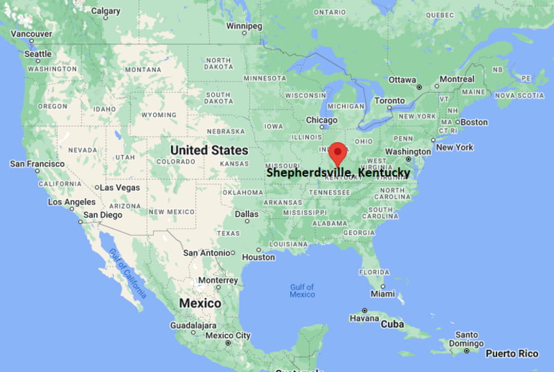 Where is Shepherdsville, Kentucky