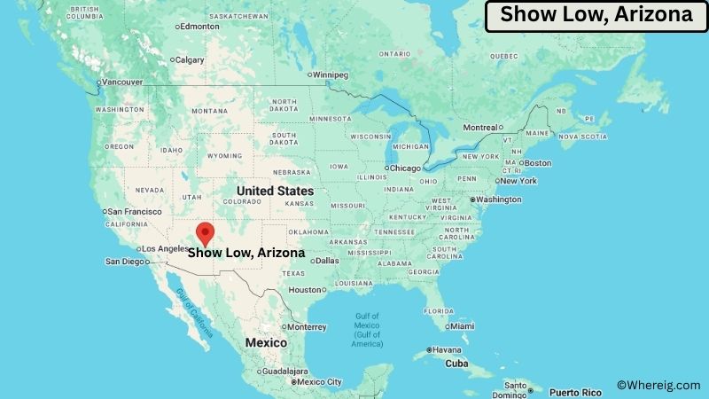 Where is Show Low Located in Navajo County, Arizona