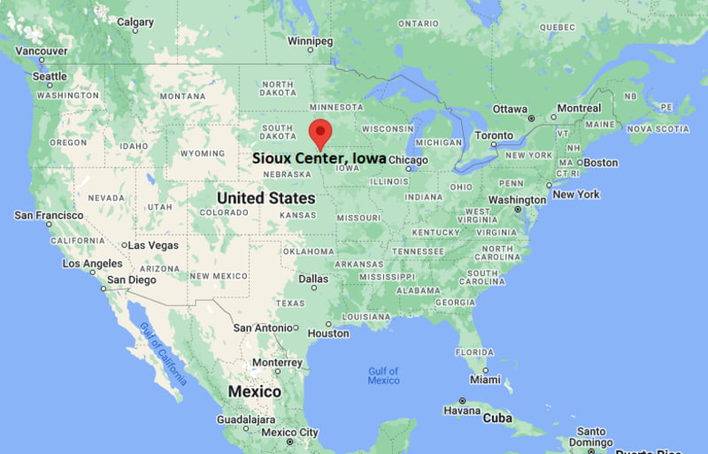 Where is Sioux Center, Iowa