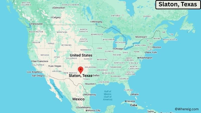 Where is Slaton Located in Lubbock County, Texas