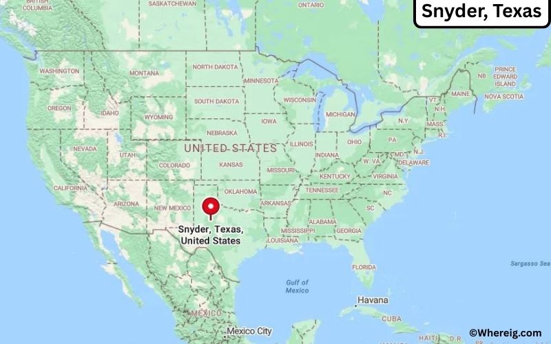 Where is Snyder, Texas