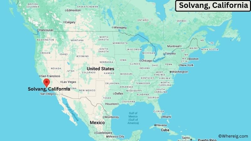 Where is Solvang Located in Santa Barbara County, California